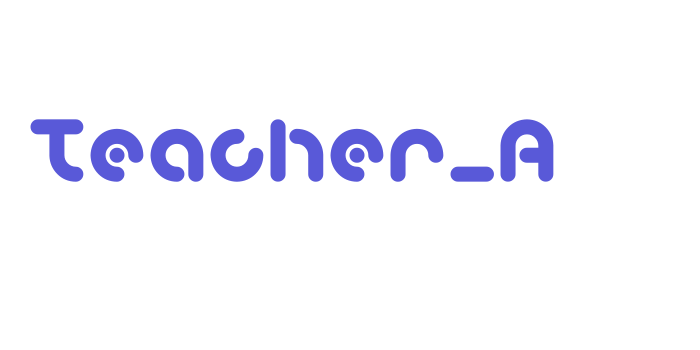 Teacher_A Font Download