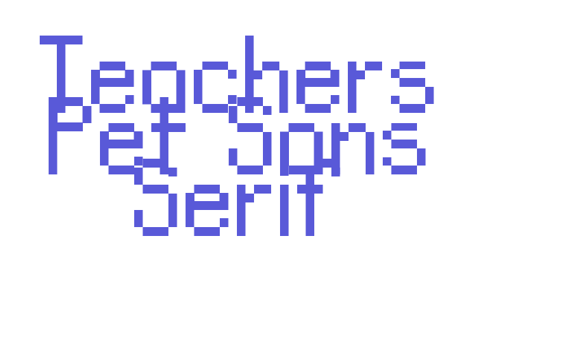 Teachers Pet Sans Serif Font