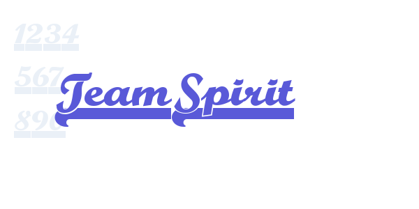 TeamSpirit font free