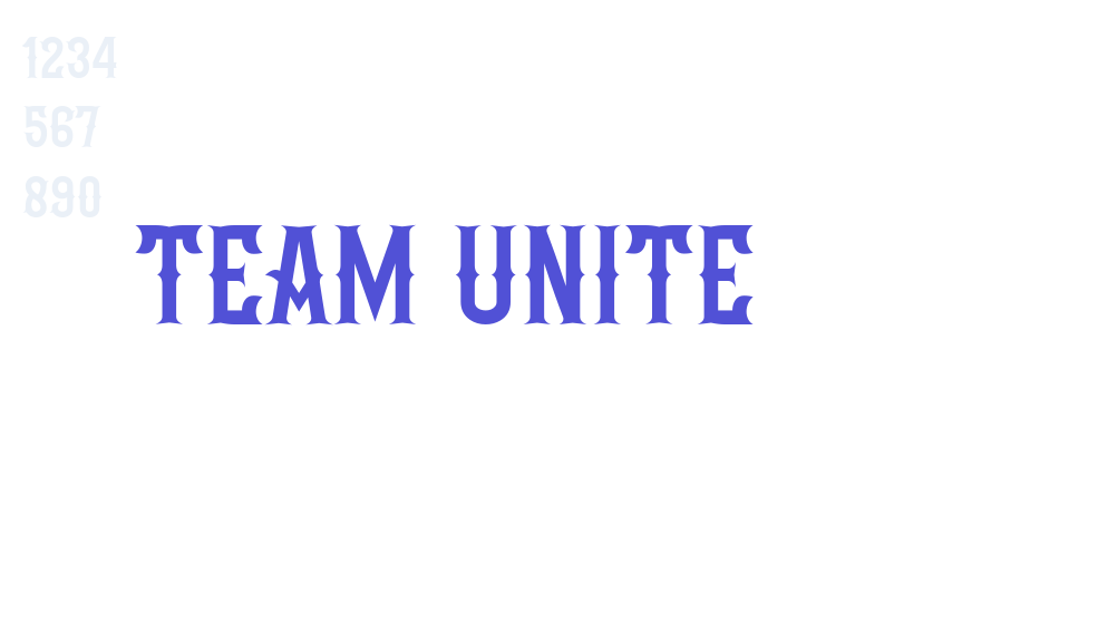 Team Unite-font-download