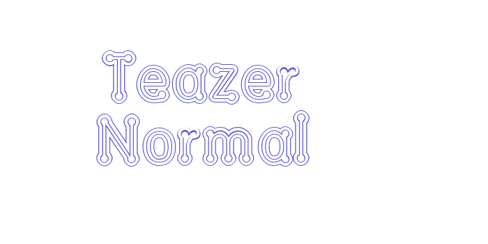 Teazer Normal Font