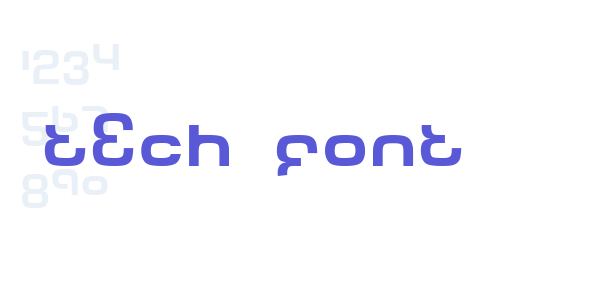 Tech Font font free