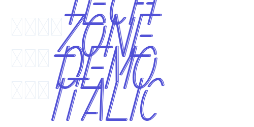 Tech Zone Demo Italic-font-download