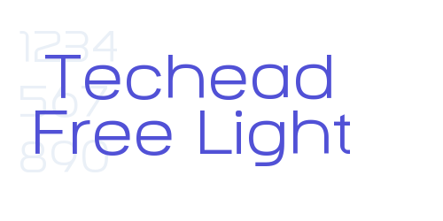 Techead Free Light-font-download
