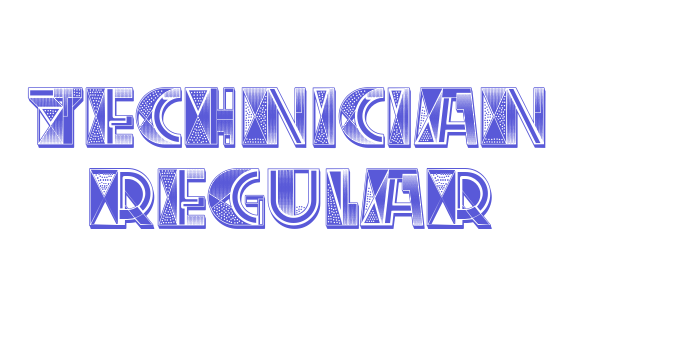 Technician Regular Font Download