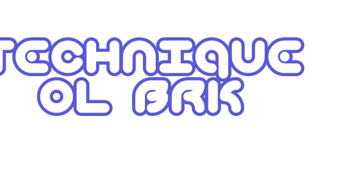 Technique OL BRK Font Download