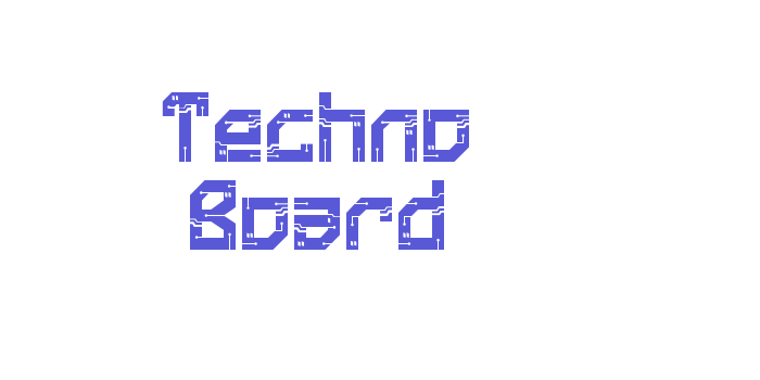 Techno Board Font Download