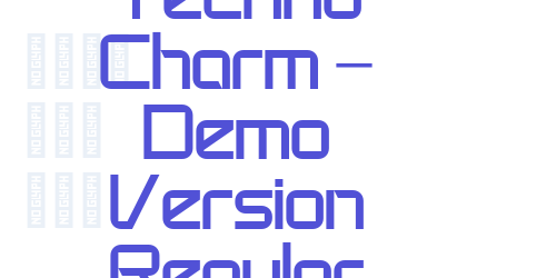 Techno Charm – Demo Version Regular-font-download