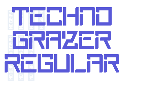 Techno Grazer Regular Font Download