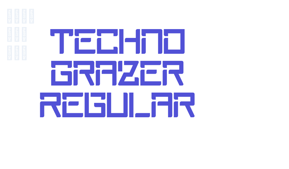 Techno Grazer Regular-font-download