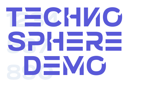 Techno Sphere Demo Font Download