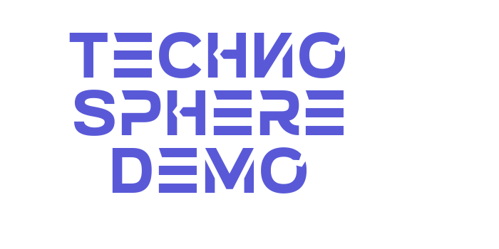 Techno Sphere Demo Font Download