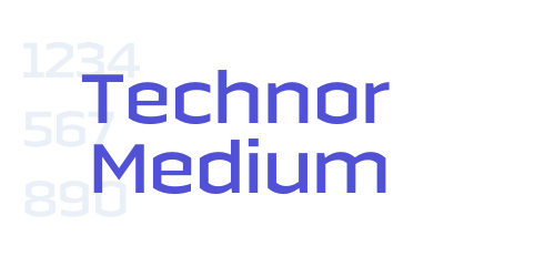 Technor Medium-font-download