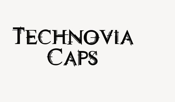 Technovia Caps Font