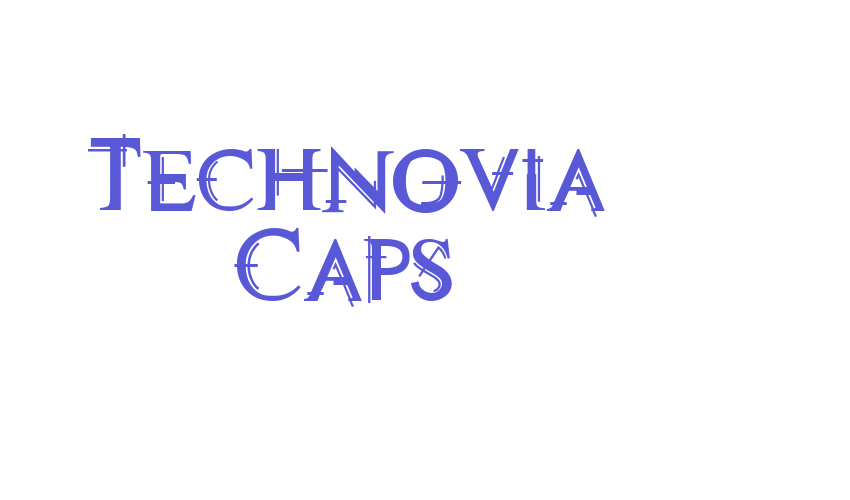 Technovia Caps Font Download