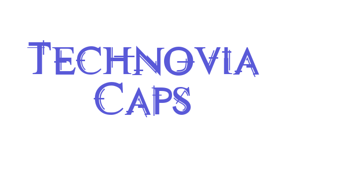 Technovia Caps Font Download