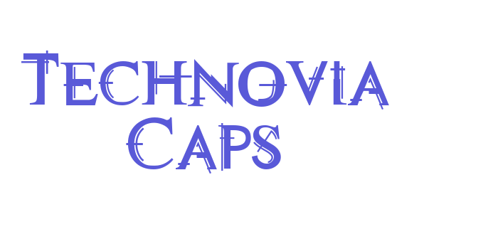 Technovia Caps Font