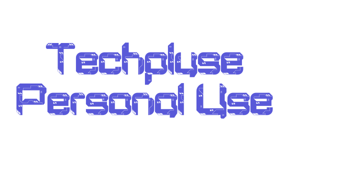 Techpluse Personal Use Font Download