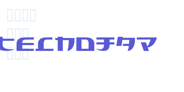 Tecnojap font free