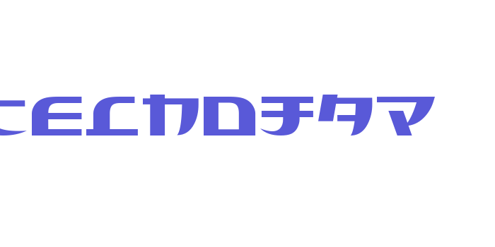 Tecnojap Font