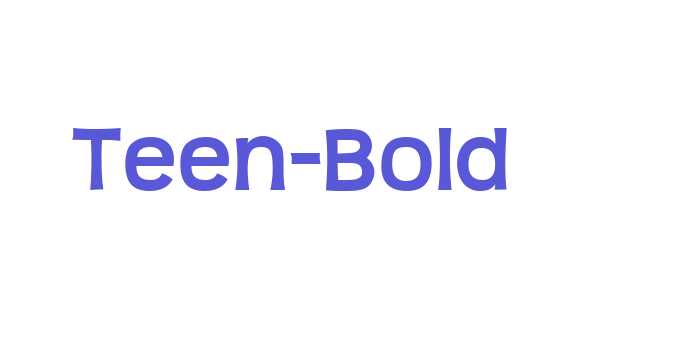 Teen-Bold Font Download