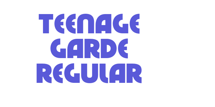 Teenage Garde Regular Font Download