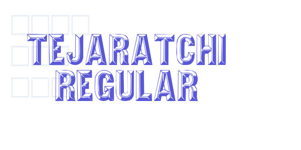 Tejaratchi Regular font