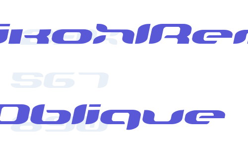 TeknikohlRemix01  Oblique Font Download