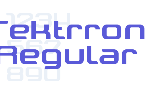 Tektrron Regular Font Download