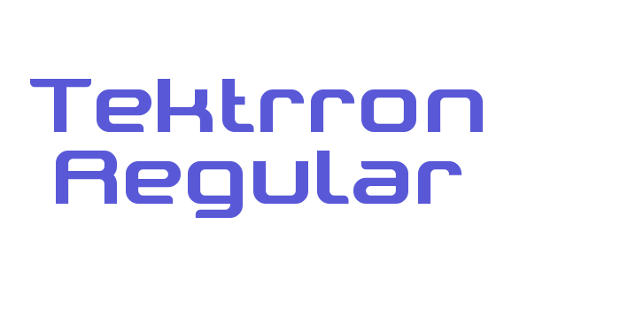 Tektrron Regular Font Download