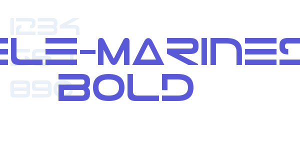 Tele-Marines Bold font