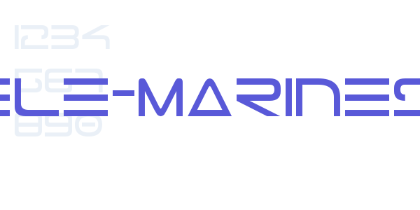 Tele-Marines font