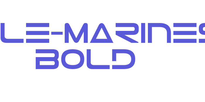 Tele-Marines Bold Font