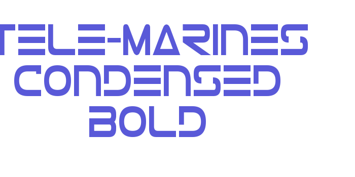 Tele-Marines Condensed Bold Font Download