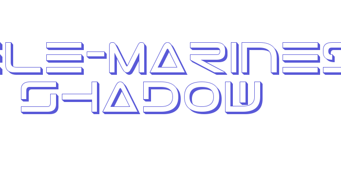 Tele-Marines Shadow Font Download