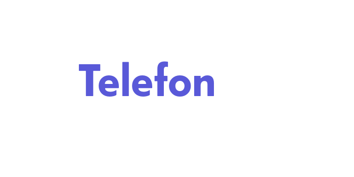 Telefon Font Download