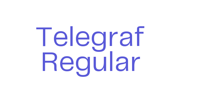 Telegraf Regular Font Download