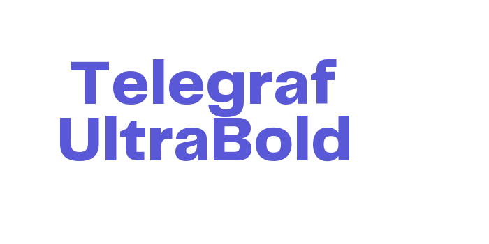 Telegraf UltraBold Font Download