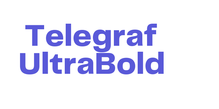 Telegraf UltraBold Font