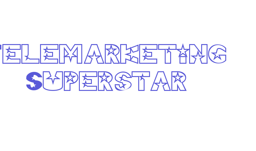 Telemarketing Superstar Font Download