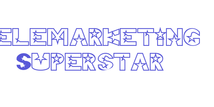 Telemarketing Superstar Font Download