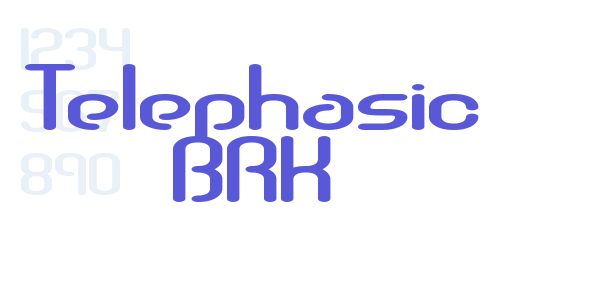 Telephasic BRK font free