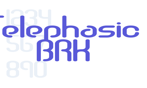 Telephasic BRK Font