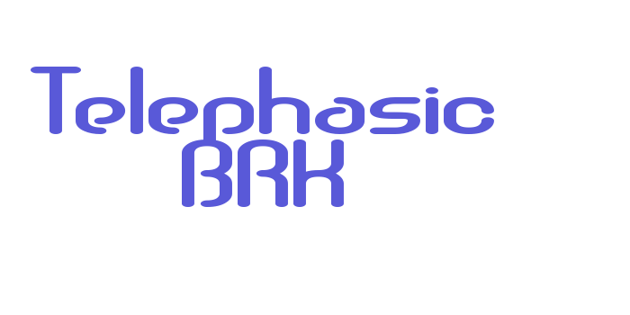 Telephasic BRK Font Download