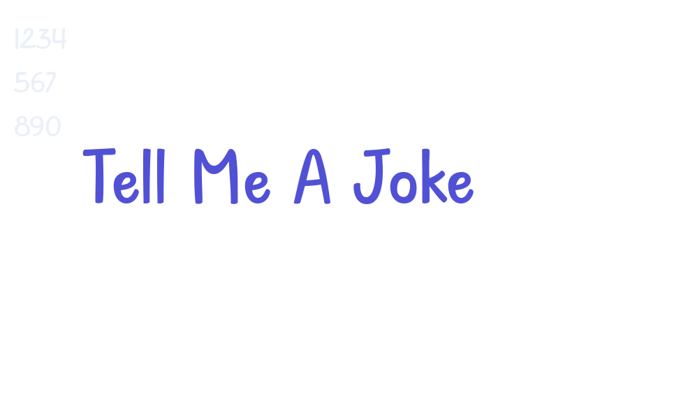 Tell Me A Joke-font-download