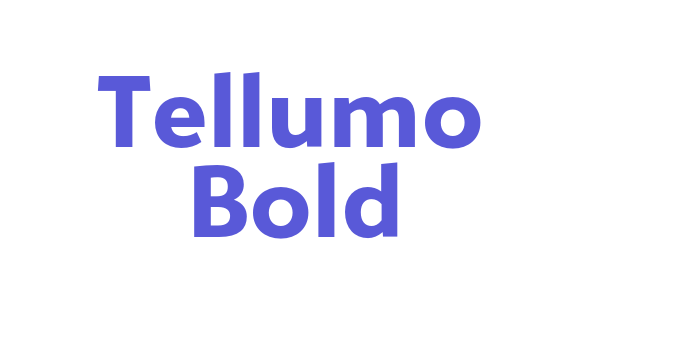 Tellumo Bold Font