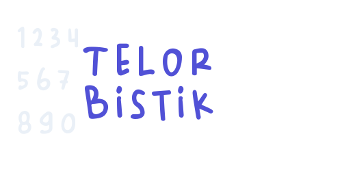 Telor Bistik-font-download