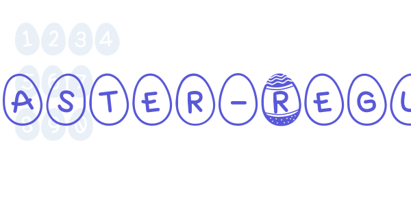 Teloraster-Regular font