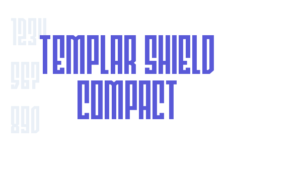 Templar Shield Compact Font