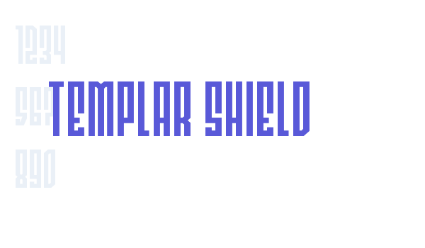 Templar Shield Font